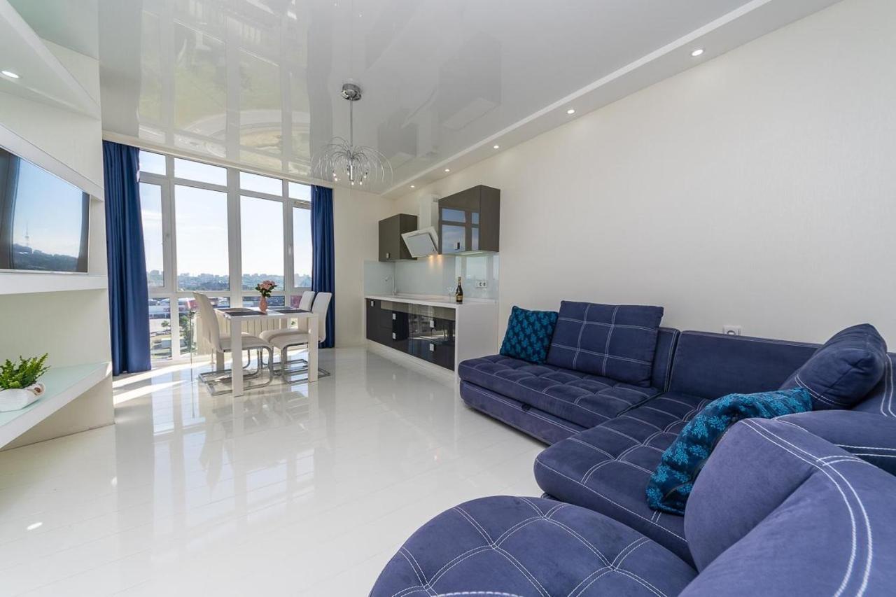 Fashionable Panoramic Apartments Dnieper. Obolon Kiev Bagian luar foto