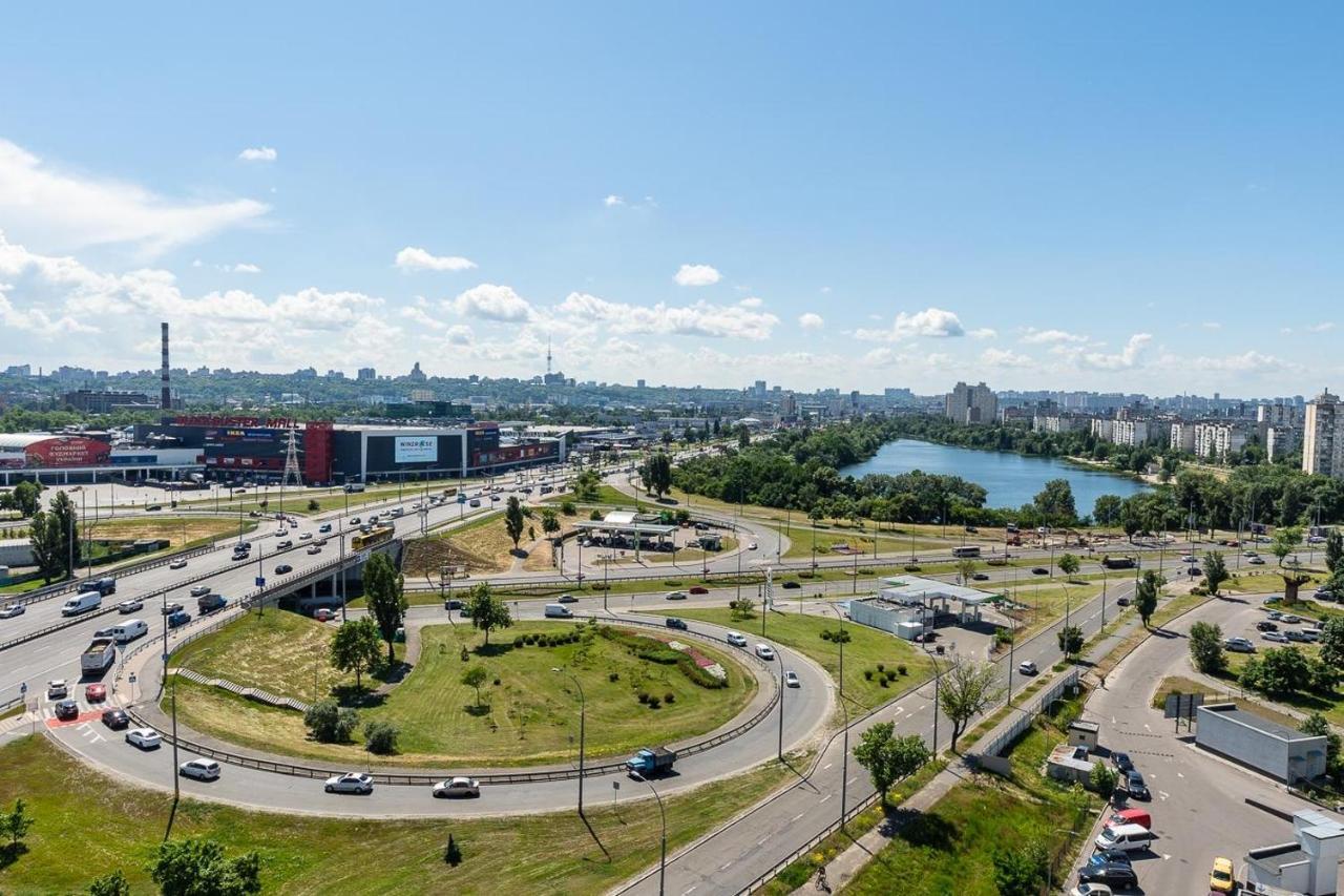 Fashionable Panoramic Apartments Dnieper. Obolon Kiev Bagian luar foto